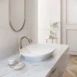 Chậu rửa mặt lavabo TOTO LT4706MT#CMW đặt bàn màu trắng mờ - Ảnh 6