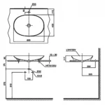 Chậu rửa mặt lavabo TOTO LT4706#XW đặt bàn - Ảnh 11
