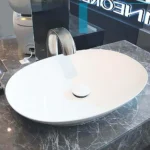 Chậu rửa mặt lavabo TOTO LT4706MT#CMW đặt bàn màu trắng mờ - Ảnh 5