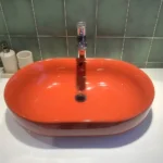 Chậu rửa mặt lavabo TOTO LW896JW/ F#W đặt bàn - Ảnh 6