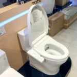 Bồn cầu TOTO MS885DW24#XW 1 khối (Giấu dây), nắp điện tử Washlet TCF33461GAA S2 - Ảnh 5
