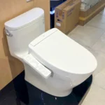 Bồn cầu TOTO MS887CRW24#XW 1 khối (Giấu dây), nắp điện tử Washlet TCF33461GAA S2, xả gạt - Ảnh 4