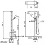Sen cây bồn tắm TOTO TBP02303AA/ TBN01105B - Ảnh 5