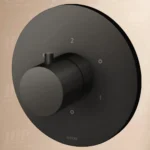 Van chuyển hướng TOTO TBV01104BA#MBL 3 đường nước ra (không kèm phụ kiện âm tường) đen mờ