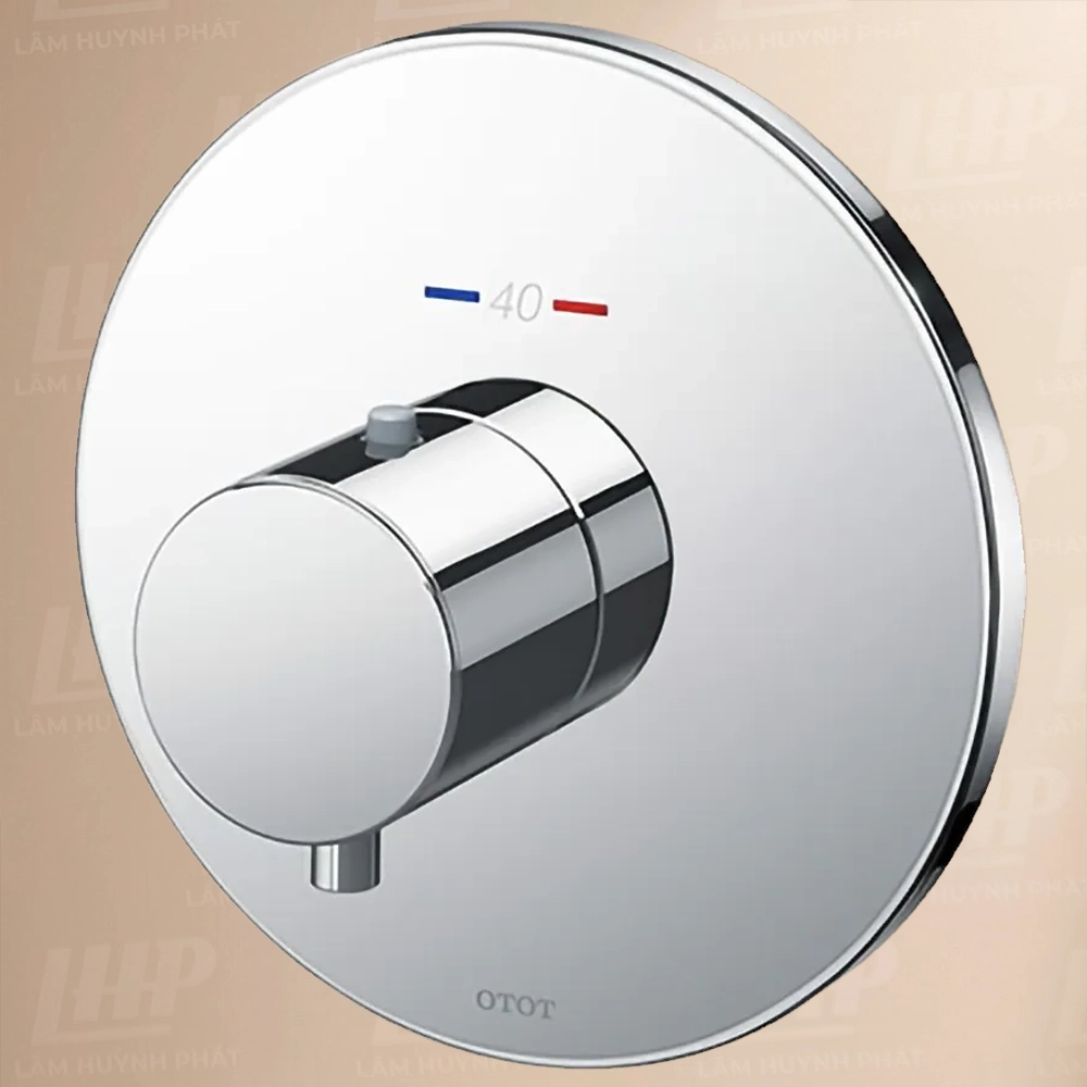 Van điều chỉnh TOTO TBV01406B Van điều chỉnh nhiệt độ TOTO TBV01406B#PN mạ Nikel bóng - Ảnh 1