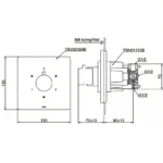 Van chuyển hướng TOTO TBV02104B#BN