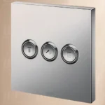 Van chuyển hướng TOTO TBV02105B#BN 3 đường nước (không kèm phụ kiện âm tường) mạ Nikel mờ