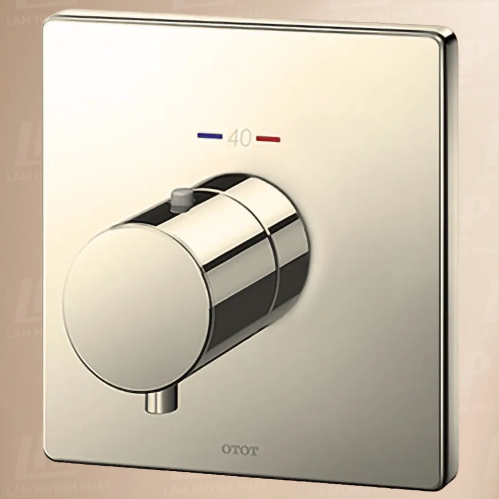 Van điều chỉnh nhiệt độ TOTO TBV02401B#PBR Van điều chỉnh nhiệt độ TOTO TBV02401B#PBR mạ đồng bóng - Ảnh 1
