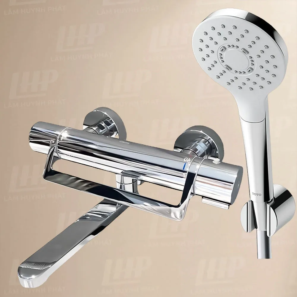 sen tắm TOTO TBV03429V/ TBW01008V Vòi sen tắm TOTO TBV03429V/ TBW01008V nhiệt độ Nhật Bản dòng GG - Ảnh 1