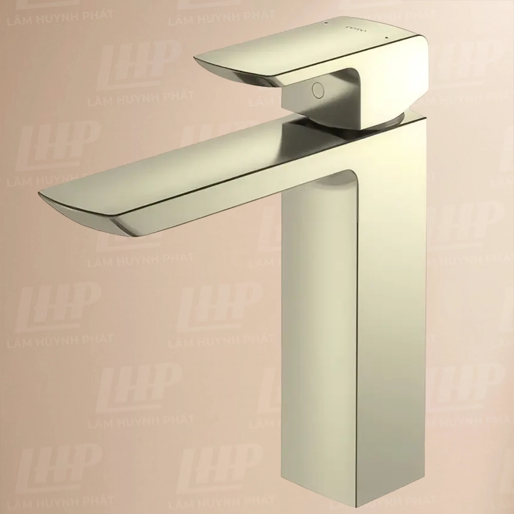 Vòi Lavabo TOTO TLG02304B#PFG Vòi Lavabo TOTO TLG02304B#PFG nóng lạnh dòng GR mạ vàng Pháp bóng ,cao 21cm - Ảnh 1