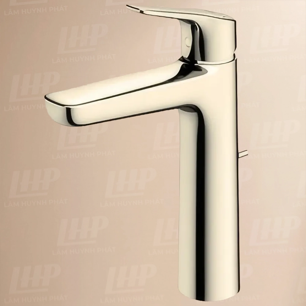 Vòi Lavabo TOTO TLG03303B#PBR Vòi Lavabo TOTO TLG03303B#PBR nóng lạnh dòng GS mạ đồng bóng ,cao 23cm - Ảnh 1