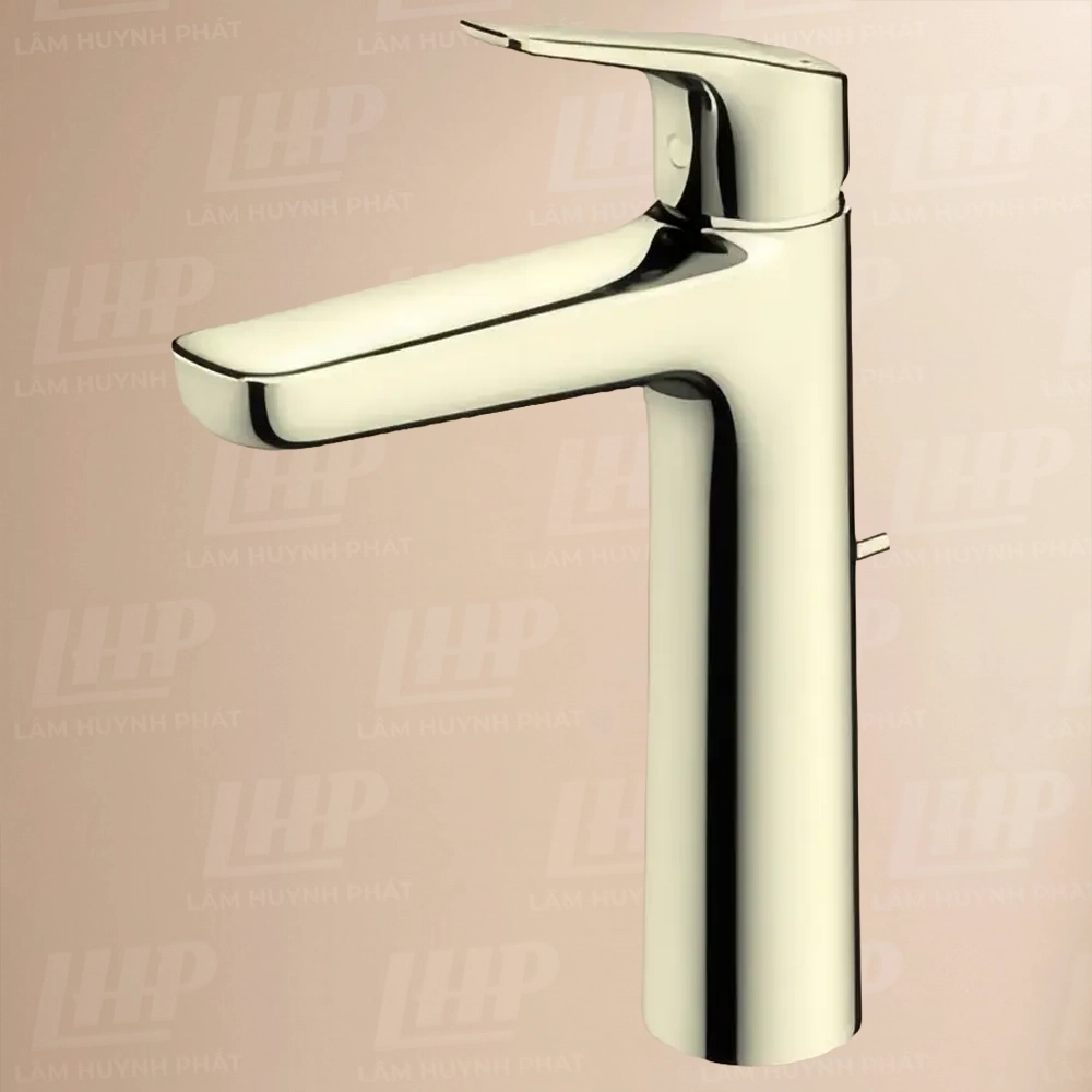 Vòi Lavabo TOTO TLG03303B#PFG Vòi Lavabo TOTO TLG03303B#PFG nóng lạnh dòng GS mạ vàng Pháp bóng ,cao 17cm - Ảnh 1