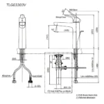 Vòi lavabo TOTO TLG03303V nóng lạnh dòng GS - Ảnh 11