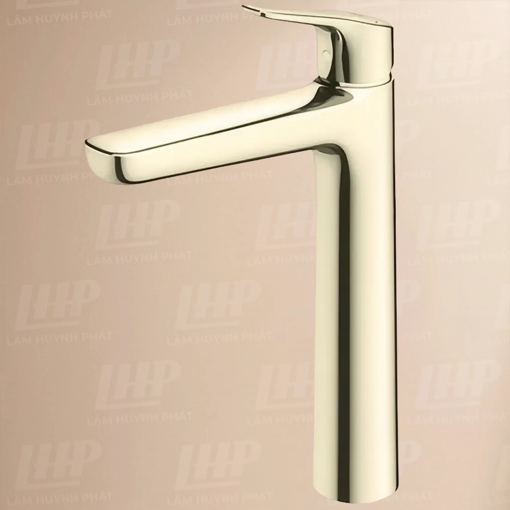 Vòi Lavabo TOTO TLG03305B#PBR Vòi Lavabo TOTO TLG03305B#PBR nóng lạnh dòng GS mạ đồng bóng ,cao 28cm - Ảnh 1