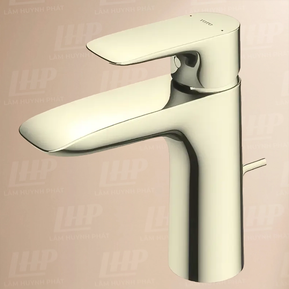 Vòi Lavabo TOTO TLG04301B#PFG Vòi Lavabo TOTO TLG04301B#PFG nóng lạnh dòng GA mạ vàng Pháp bóng ,cao 15cm - Ảnh 1