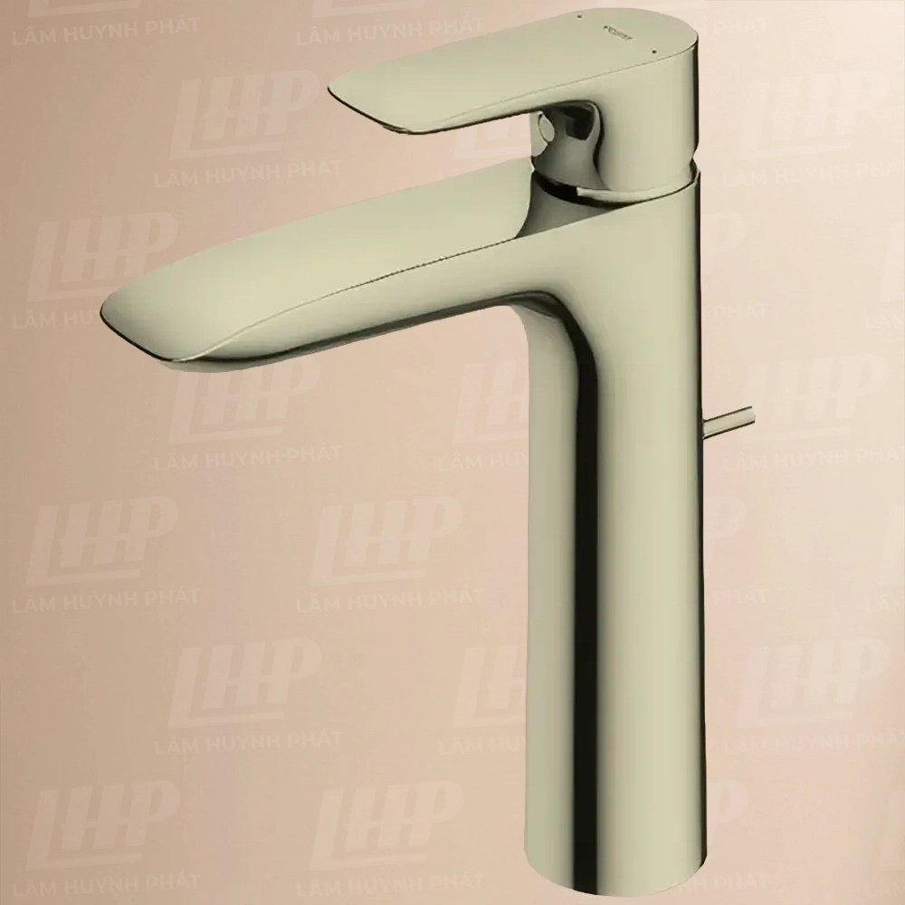 Vòi lavabo TOTO TLG04304B#BBR Vòi Lavabo TOTO TLG04304B#BBR nóng lạnh dòng GA mạ đồng mờ ,cao 21cm - Ảnh 1