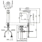 Vòi lavabo TOTO TLG04304V nóng lạnh dòng GA - Ảnh 11