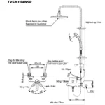 Sen cây TOTO TVSM104NSR/ DM907CS nóng lạnh - Ảnh 10