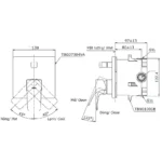 Van điều chỉnh nhiệt độ TOTO TBG07304VA/ TBN01001B (kèm phụ kiện âm tường) - Ảnh 4