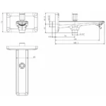 Vòi gắn tường American Standard WF-3662
