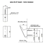 Móc áo TOTO YRH902V dòng G tròn - Ảnh 11