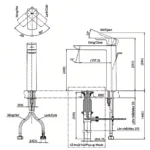 Vòi Lavabo TOTO TLG02307B#MBL nóng lạnh dòng GR đen mờ cao 26cm - Ảnh 11