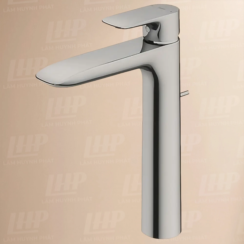 Vòi Lavabo TOTO TLG04307B#BN Vòi Lavabo TOTO TLG04307B#BN nóng lạnh dòng GA mạ Nikel mờ cao 26cm - Ảnh 1